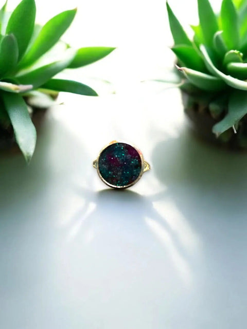 Multicolor Resin Rings Michelle Marie Boutique  Ring