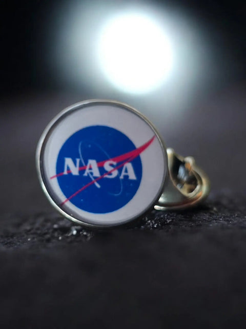 NASA Stainless Steel Tie Pin – 0.5 Inch NASA Logo – Durable Space Exploration Accessory | Made in USA Michelle Marie Boutique  Tie Pin