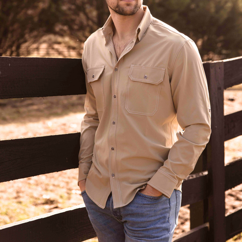 The Nash Men’s Desert Button Down Shirt – Rugged Casual Wear | Made in USA Wilson Lane Apparel  shirt