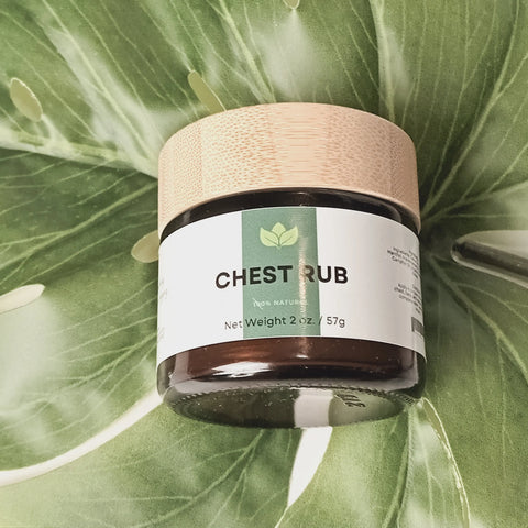 Natural Chest Rub 2 Oz – Soothing Respiratory Care | Handcrafted in USA Forev'Herbs  Chest Rub