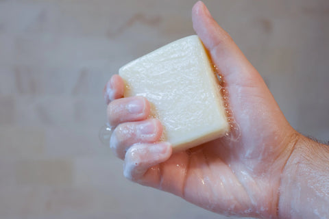 Natural Handmade Tallow Soap Bar – 5 Oz Moisturizing Cleanse | Made in USA White Leather Tallow 