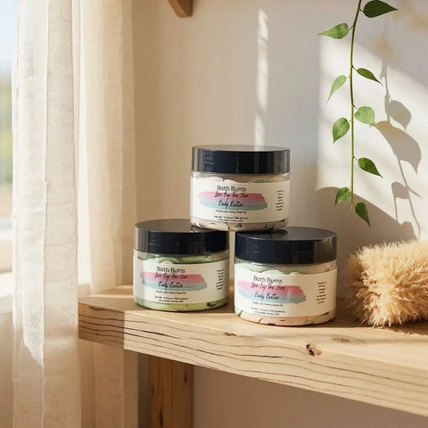 Natural Hemp Seed Oil Body Butter 8oz – Shea and Cocoa Butter Moisturizer | Made in USA Skincare Bath Bums  body butter