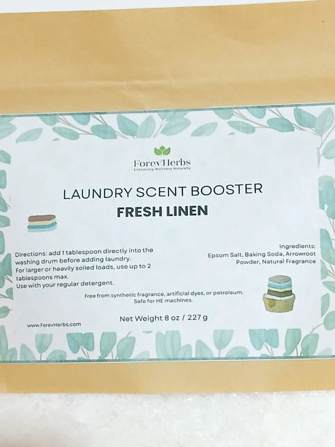 Natural Laundry Scent Booster 8 oz – Eco-Friendly Fragrance Enhancer for Sensitive Skin | Made in USA Forev'Herbs  Home Solutions