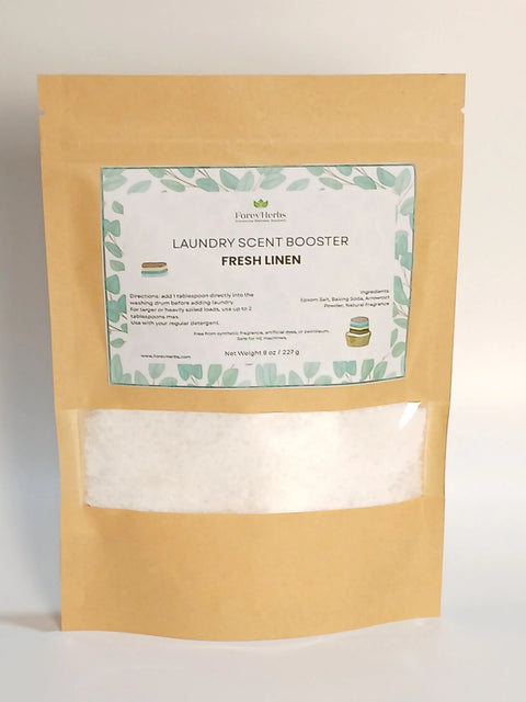 Natural Laundry Scent Booster 8 oz – Eco-Friendly Fragrance Enhancer for Sensitive Skin | Made in USA Forev'Herbs  Home Solutions