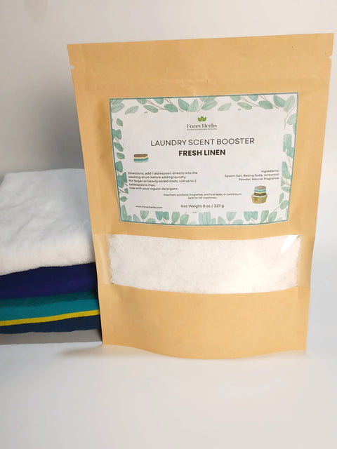 Natural Laundry Scent Booster 8 oz – Eco-Friendly Fragrance Enhancer for Sensitive Skin | Made in USA Forev'Herbs  Home Solutions