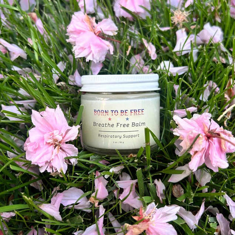 Natural Respiratory Relief Balm 2oz – Soothing Congestion Support With Essential Oils | Made in USA Born to be Free  Respiratory Relief