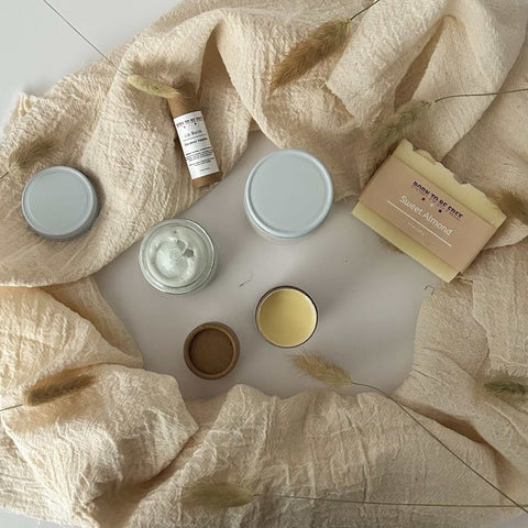 Natural Skincare Set – Stars & Stripes Collection | Tallow-Based Body Butter & Soap | Made in USA Born to be Free  gift set