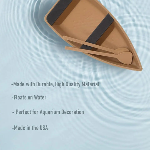 Nautical Floating Aquarium Toy Boat 2.75 Inch – Fish Decor | Made in USA Chatelet Manufacturing 