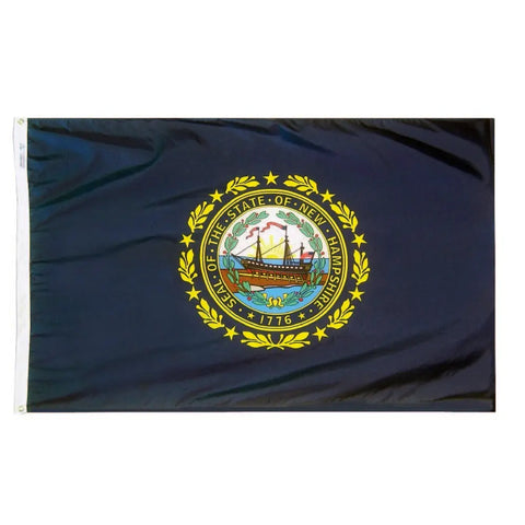 New Hampshire State Flag – Durable Outdoor Nylon with UV-Resistant | Made in USA Freedom Flag and Pole 