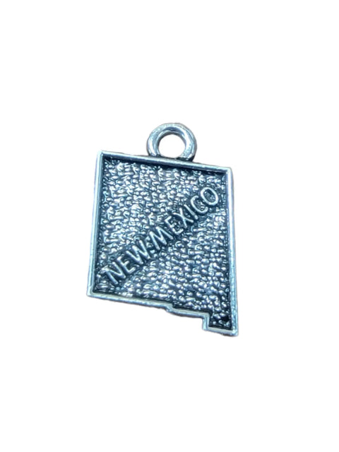 New Mexico Pewter State Charm – 0.75x0.5 Inch Handmade Jewelry Accessory | Made in USA Durable Keepsake Michelle Marie Boutique  Charms and Pendants