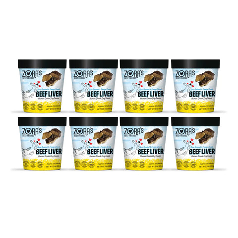 New! 100% Human Grade Beef Liver Dog Treats Zora's Best Friendz  Zora's Pantry