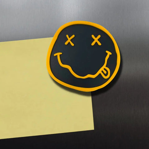 Nirvana Band Logo Fridge Magnet – American Made Collectible Decor Chatelet Manufacturing 