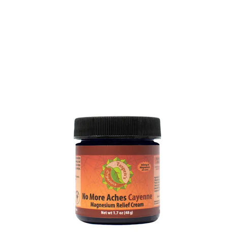 No More Aches Cayenne Magnesium Relief Cream – 4 oz – Taspen’s Organics | Made in USA Taspen's Organics  Soothing Salves, Creams & Oils (2)