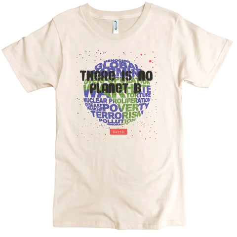No Planet B Eco Graphic Tee – 100% Organic Cotton Crewneck | Made in USA Spiritex | Sustainable Apparel  Men's Graphic Tees