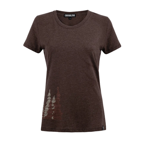 Noble Fir Green Graphic Shirt – Organic Blend | Made in USA Fireside Pine  Women's Shirt
