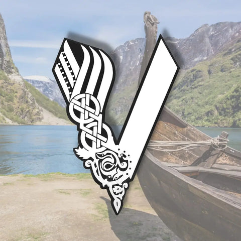 Nordic Viking Wall Art 8.5x12 Inch – 3D Printed Decor | Made in USA Chatelet Manufacturing 
