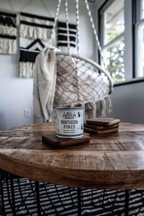 Northern Pines 8oz Soy Candle – Hand Poured | Made in USA All American Maker 