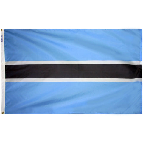 Nylon Botswana Flag Freedom Flag and Pole 