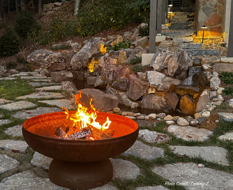 Patriot Fire Pit – Heavy Duty Outdoor Fire Bowl | Made in USA Ohio Flame  Fire Pits
