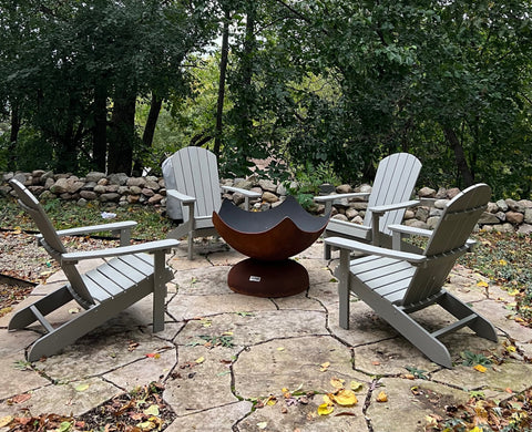 Stellar Artisan Fire Bowl – Handcrafted Outdoor Fire Pit | Made in USA Ohio Flame  Artisan Fire Bowls