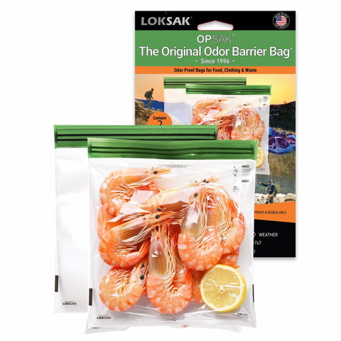 LOKSAK OPSAK Odorproof Dry Storage Bags 7x7 Inch 2-Pack – Reusable Resealable | Made in USA LOKSAK  Purchase
