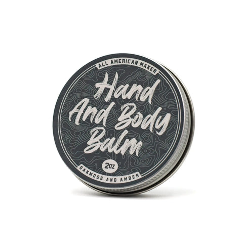 Oakmoss and Amber Hand and Body Balm 2oz – Deep Hydration Skin Moisturizer | Made in USA All American Maker 