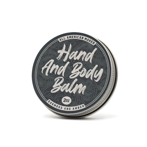 Oakmoss and Amber Hand and Body Balm 2oz – Deep Hydration Skin Moisturizer | Made in USA All American Maker 