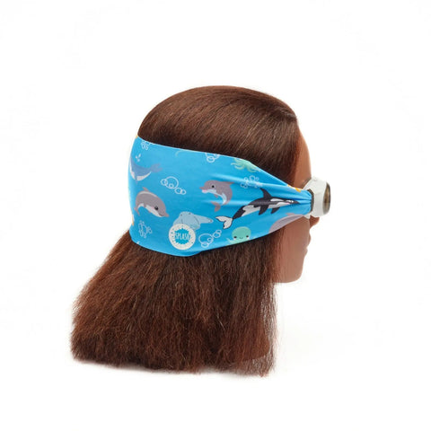Ocean Friends Swim Goggles – Tangle-Free Strap with Sea Animal Print | Anti-Fog Shatter Resistant Lenses | Assembled in USA Splash Place  Swim Goggles