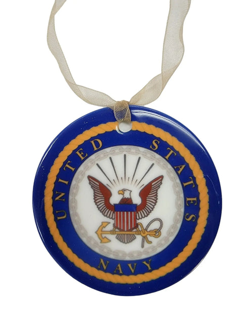 Officially Licensed 3-Inch Military Branch Ornaments – Personalized Ceramic Christmas Decor | Made in USA Michelle Marie Boutique  Ornament