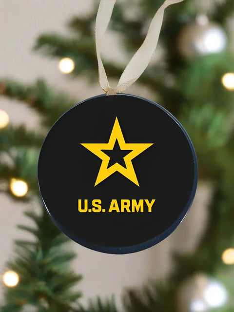 Officially Licensed 3-Inch Military Branch Ornaments – Personalized Ceramic Christmas Decor | Made in USA Michelle Marie Boutique  Ornament