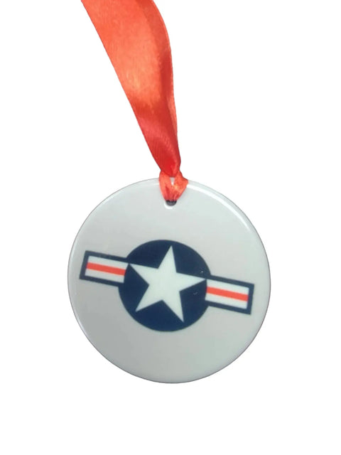 Officially Licensed 3-Inch Military Branch Ornaments – Personalized Ceramic Christmas Decor | Made in USA Michelle Marie Boutique  Ornament