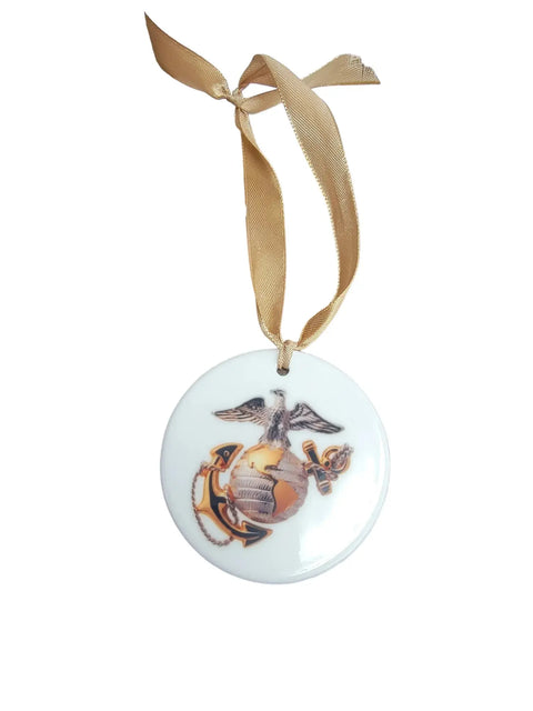 Officially Licensed 3-Inch Military Branch Ornaments – Personalized Ceramic Christmas Decor | Made in USA Michelle Marie Boutique  Ornament