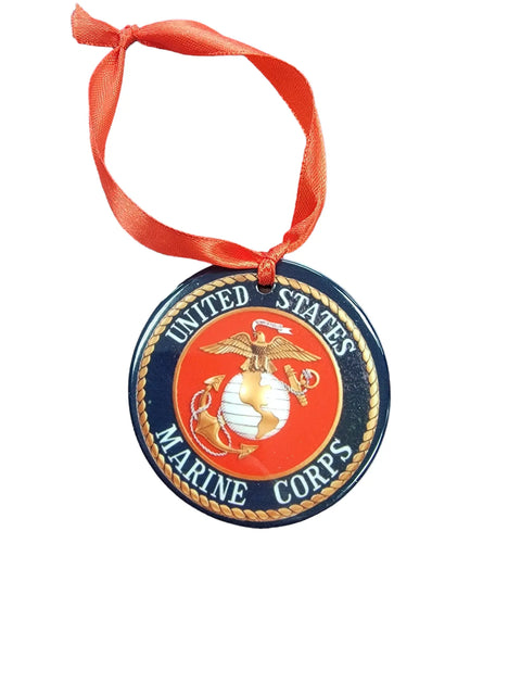 Officially Licensed 3-Inch Military Branch Ornaments – Personalized Ceramic Christmas Decor | Made in USA Michelle Marie Boutique  Ornament