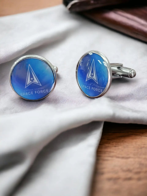 Officially Licensed Military Cufflinks – Stainless Steel 0.75 Inch Logo – All U.S. Branches | Made in USA Michelle Marie Boutique  Cuff links