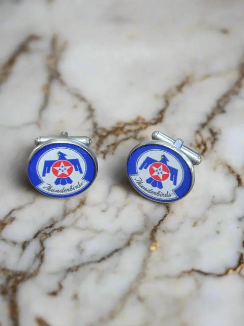Officially Licensed Military Cufflinks – Stainless Steel 0.75 Inch Logo – All U.S. Branches | Made in USA Michelle Marie Boutique  Cuff links