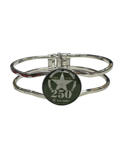 Officially Licensed Military Industrial Cuff – 250th Anniversary Collection (Army, Navy, Marine) Michelle Marie Boutique  Bracelet
