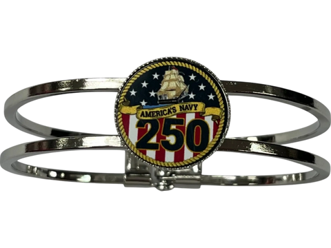 Officially Licensed Military Industrial Cuff – 250th Anniversary Collection (Army, Navy, Marine) Michelle Marie Boutique  Bracelet