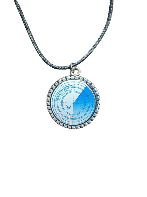 Officially Licensed Military Logo Pendant Necklaces – Army Navy Space Force Marines Gifts | Made in USA | Durable Black Cording Michelle Marie Boutique  Necklace