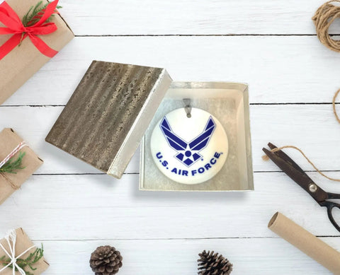 Officially Licensed USAF Christmas Ornament (Gift Boxed) Michelle Marie Boutique  Ornament
