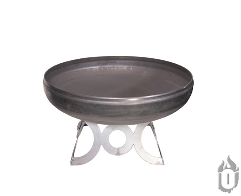 Liberty Outdoor Fire Pit With Circular Steel Base – Ohio Flame | Made in USA Ohio Flame  Fire Pits