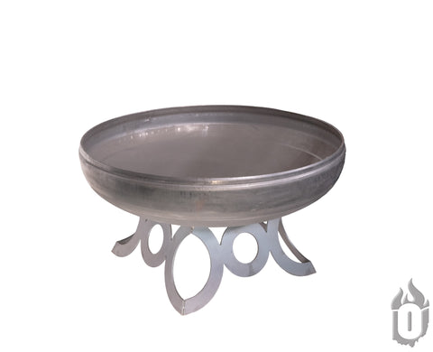 Liberty Outdoor Fire Pit With Circular Steel Base – Ohio Flame | Made in USA Ohio Flame  Fire Pits