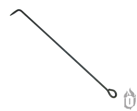 Hand Forged Fire Poker – 1/2 Inch Steel | Durable Fireplace Tool Made in USA Ohio Flame  Fire Pit Accessories