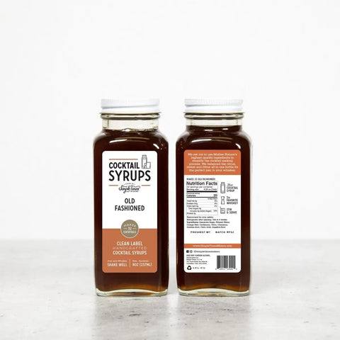 Old Fashioned Cocktail Syrup – Handmade Natural Mixer | Made in USA Premium Ingredients Simple Times Mixers 