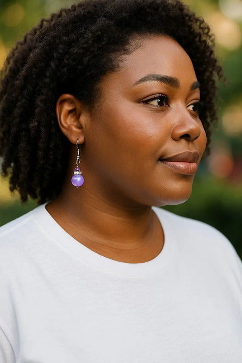 Ombre Bead Drop Earrings – Lightweight Colorful Gradient Design | Handcrafted Jewelry Made in USA Michelle Marie Boutique  Earrings