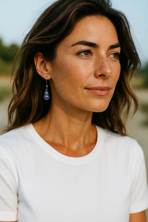 Ombre Bead Drop Earrings – Lightweight Colorful Gradient Design | Handcrafted Jewelry Made in USA Michelle Marie Boutique  Earrings