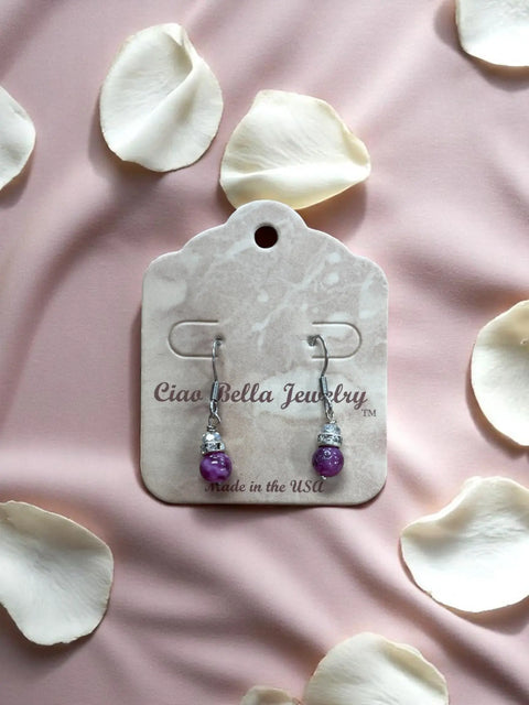 Ombre Bead Drop Earrings – Lightweight Colorful Gradient Design | Handcrafted Jewelry Made in USA Michelle Marie Boutique  Earrings
