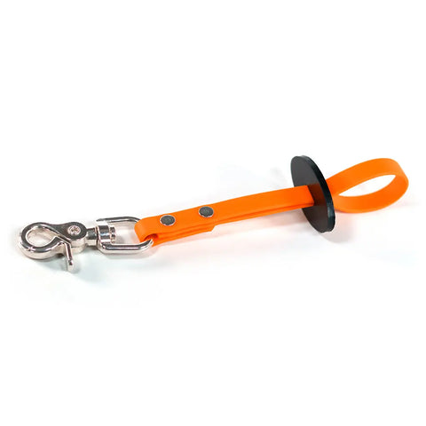 Orange Training Leash 15 to 30 Feet – Durable Long Dog Check Cord With Leash Keeper | Made in USA Auburn Leathercrafters  item