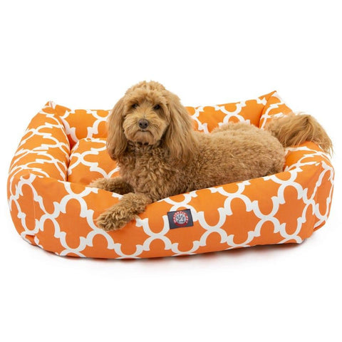 Trellis Pattern Luxurious Dog Bed – Plush Comfort – Made in USA Majestic Pet 
