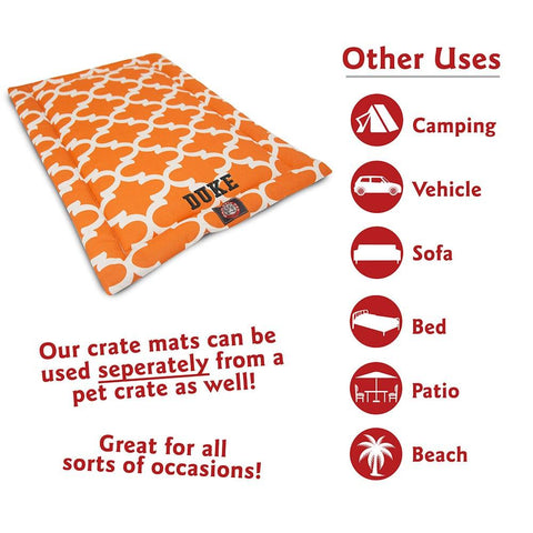 Personalized Trellis Crate Mat – Ultra-Soft Pet Bed Cushion | Made in USA Majestic Pet 