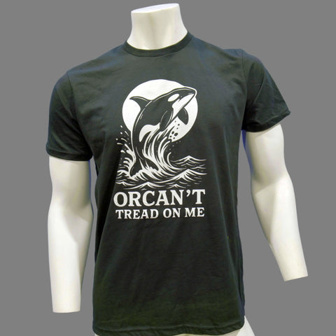 Orcan’t Tread On Me Graphic T-Shirt – Patriotic Sports Fan Tee | 100% Made in USA Cotton American Lictor  T-Shirt